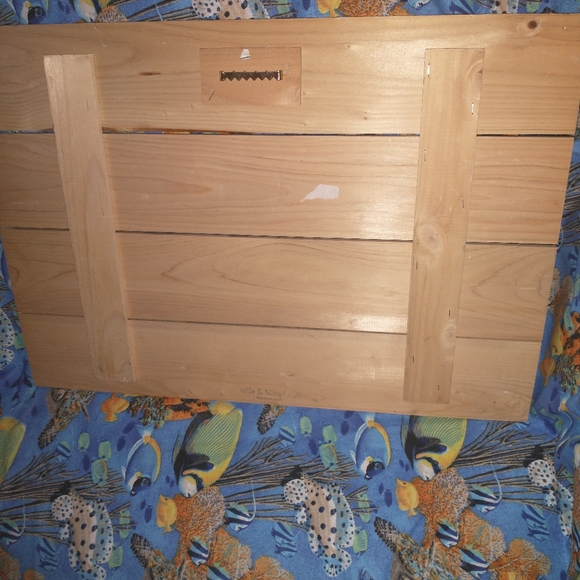 UNIQUE AND PHENOMENAL WILE E WOOD "" THE LOON" WOOD ART - Picture 4 of 9